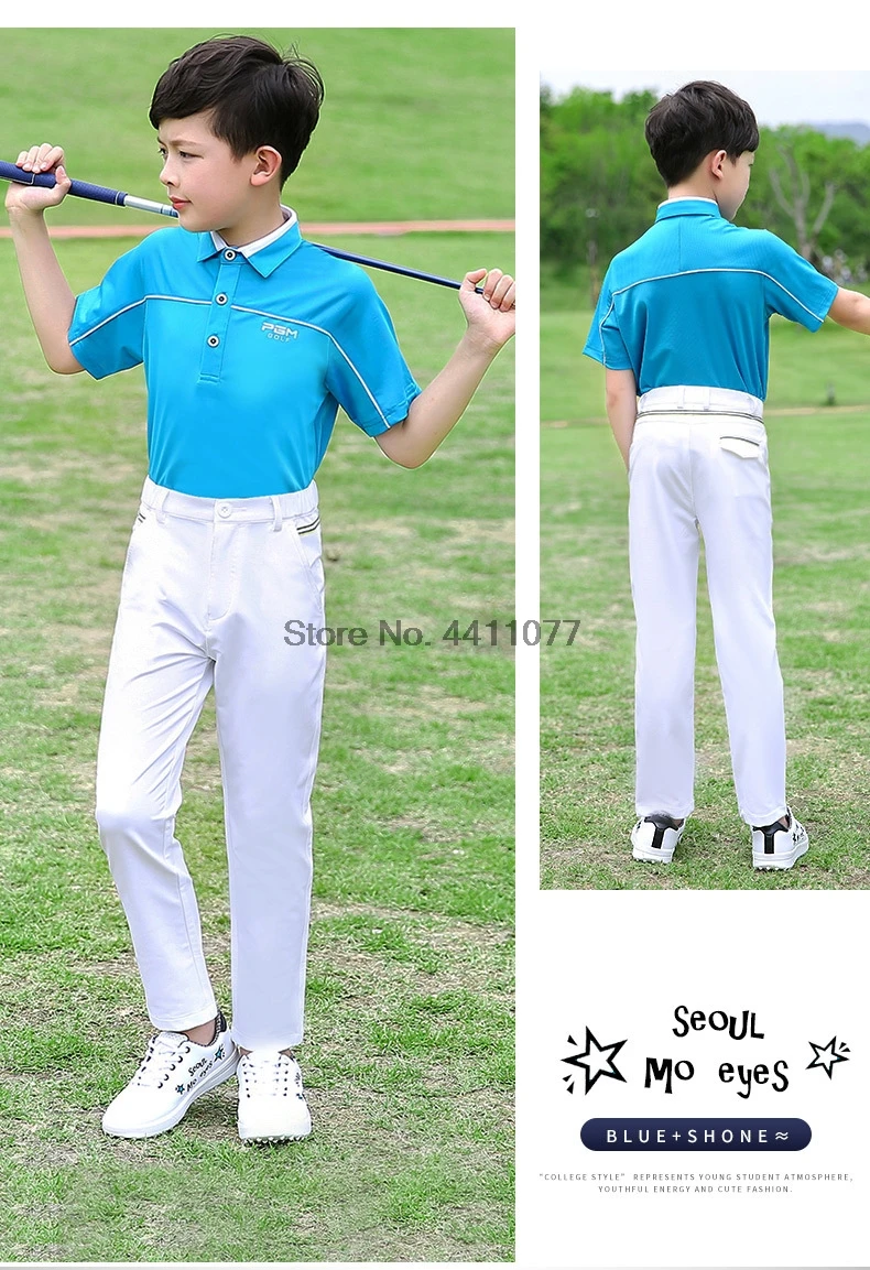 Pgm детская Корейская версия обувь для гольфа легкая водонепроницаемая обувь для гольфа для мальчиков и девочек Нескользящие мягкие кроссовки для гольфа D0757