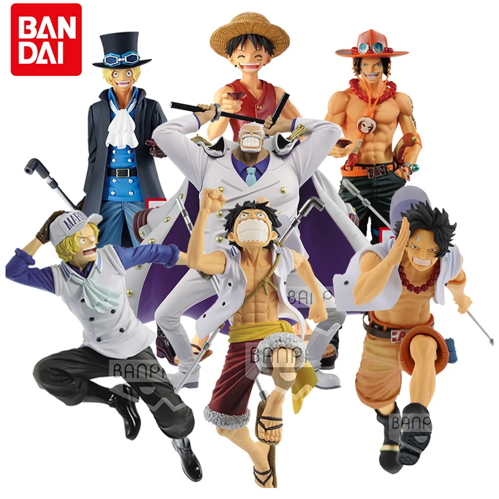 Statue Luffy Roronoa Ace Monkey D Garp 
