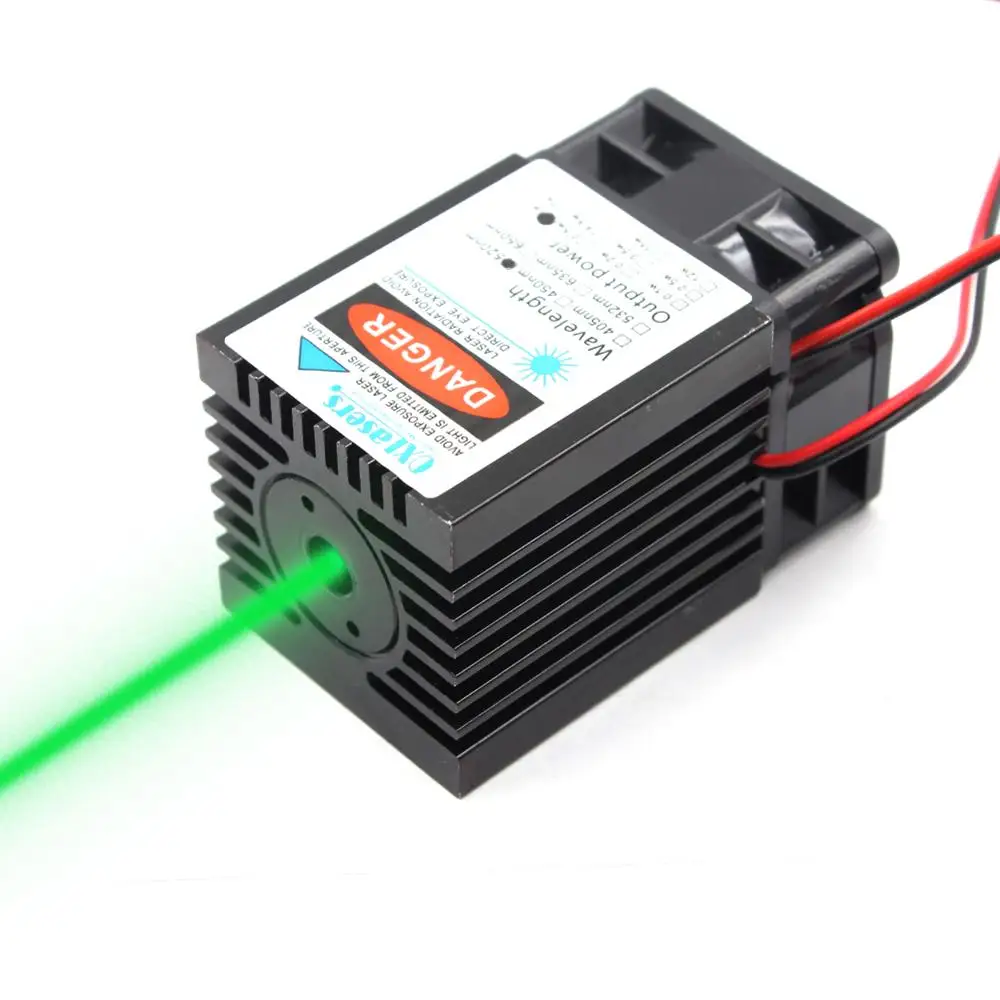 Oxlasers High Power 1w 1000mw 520nm Green Laser Module Laser Bird