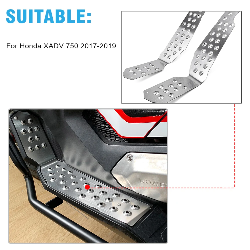 X-ADV 750 XADV 750 17 18 19 подставка для ног коврик для ног тарелки коврики для педалей коврик Накладка для Honda XADV750