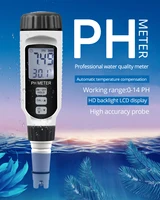 Professional pH Meter Pen Type Water Quality Tester Acidometer PH Acidity Meter for Aquarium Acidimeter Water Measuring PH818 2