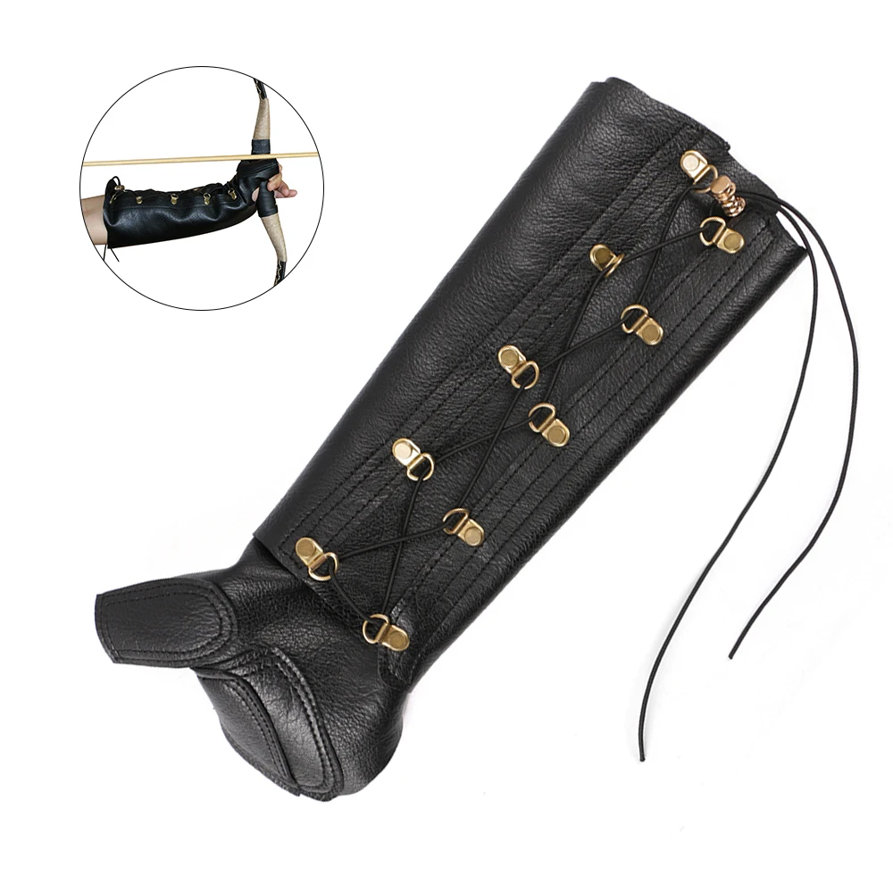 Protector de brazo para tiro con arco de imitación de vaca, protector de seguridad para tiro con arco recurvo, para caza al aire libre, para adultos, nuevo Tipo