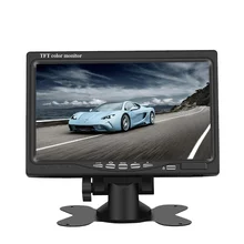Горячая " TFT lcd цветной HD экран монитор для автомобиля CCTV обратный заднего вида камера заднего вида подголовник монитор 2 способ AV head up дисплей