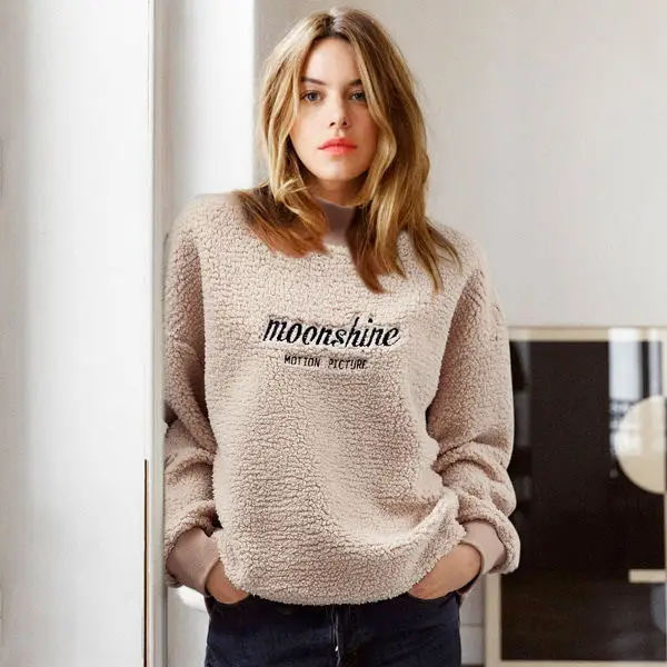 

7213 # Autumn And Winter New Style Fat Mm Large Size Dress Europe And America Loose-Fit Embroidery plus Velvet Hoodie WOMEN'S Co