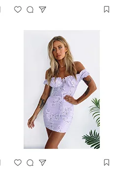 Summer dress sexy dress blue small floral Be as cute as a daisy  lovely robe femme dresses for women frilled bust vestidos long sleeve wedding dresses