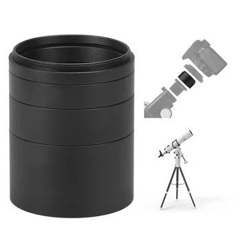 

Astronomical Telescope T2 Extension Tube Black M48*0.75 Alloy Accessory 5mm 15mm 10mm 30mm