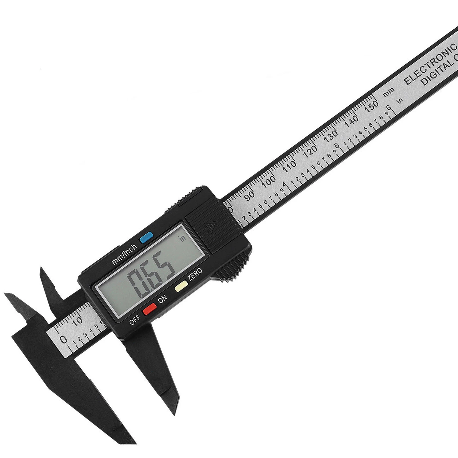 Vernier Calipers Micrometro Measuring Gauge Caliper Ruler Plastic 150mm Mètres à ruban, règles