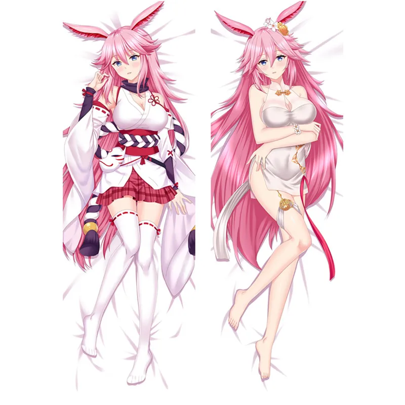 Polyester Новое поступление Аниме Honkai Impact 3rd Наволочки Dakimakura Чехол сексуальная девушка 3D двухсторонняя постельные принадлежности обниматься тела Чехол HI02 - Цвет: Polyester