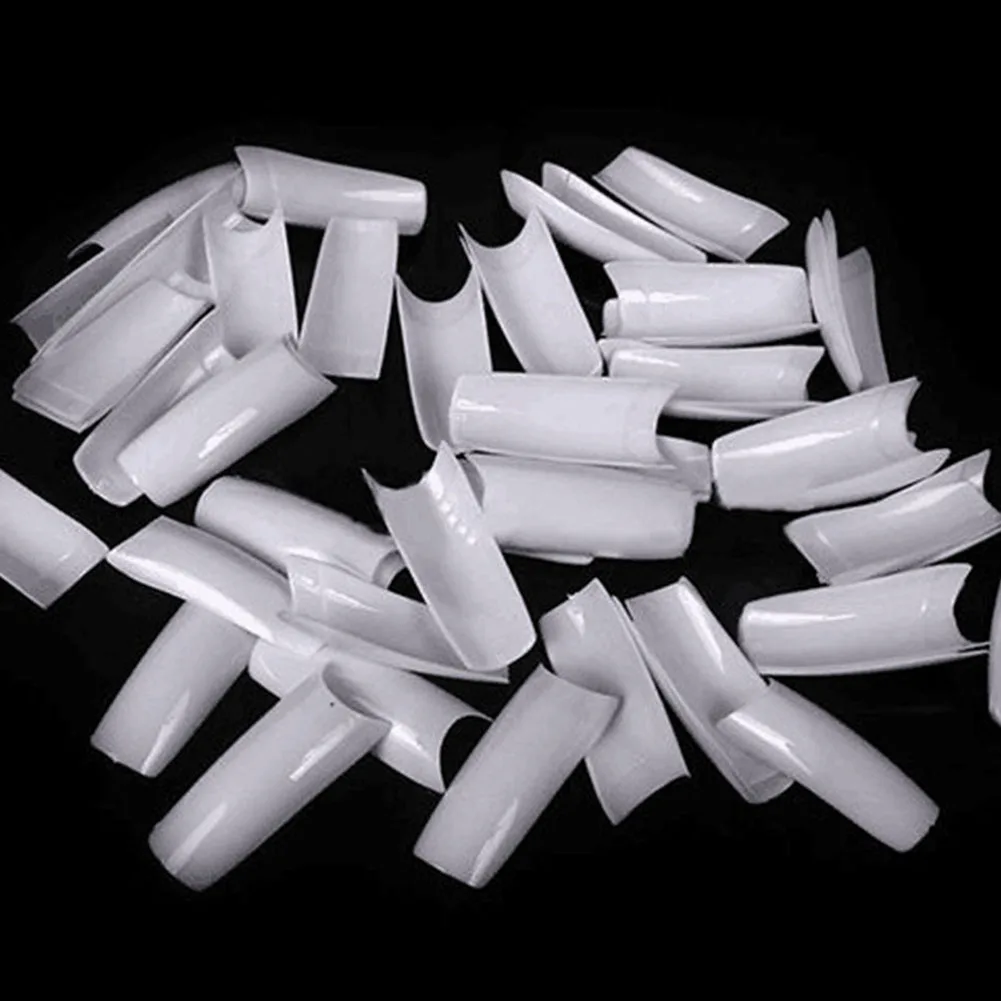500Pcs Ultra-thin French Fake Nail Art Tips Full Cover Natural False Nails Faux Fingernails Decor Manicure Tools
