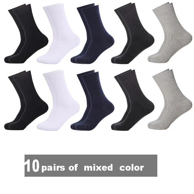 Высококачественные мужские носки из чесаного хлопка, большие size43-46Thicken, осенне-зимние теплые Компрессионные носки для мужчин, подарок