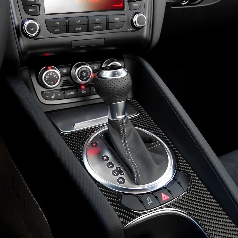 Carbon Fiber Lightweight Self-adhesive Gear Shift Decal for Audi TT 8N 8J MK123 TTRS 2008-2014 | Автомобили и мотоциклы