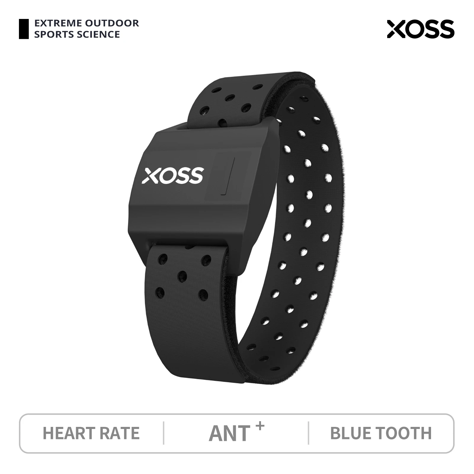 

XOSS Armband Heart Rate Monitor Hand Strap Sensor Bluetooth ANT+ Wireless Health Fitness Smart Bicycle Sensor for GARMIN