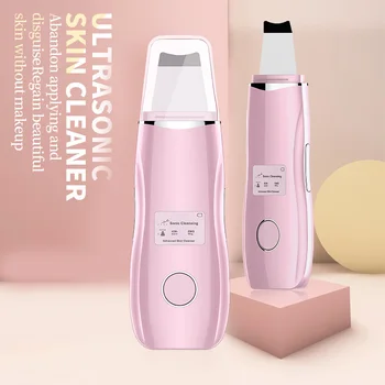 

Ultrasonic ion facial peeling skin scrubber blackhead remover LED display face rejuvenation anti wrinkle skin lifting machine