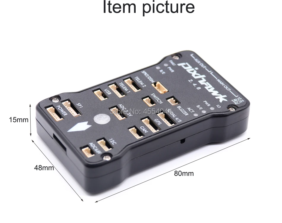 Telemetria de Rádio + Interruptor de Segurança Buzzer + Rgb Controlador de Vôo + M8n Gps + 433 I2c + 4g Pixhawk Bit - 915 Mhz 100 500mw sd 2.4.8 Px4 Pix 32 8 Pixhawk 2.4.8 px4 pix 32 bit controlador