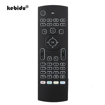 

MX3 Backlight Voice Air Mouse Keyboard Russian English IR Learning Keys for Android Smart TV Box X96 H96 PK G30 Remote Control