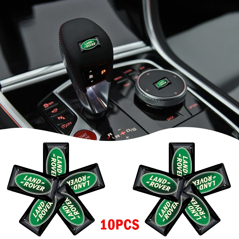 10x 3D Car Steering Wheel Small Decoration Badge Sticker Decal for Land Rover Range Discovery 3 4 Guardian Freelander 2 | Автомобили и