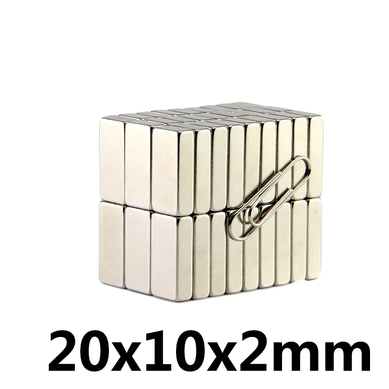 * 50/150/300 шт. 20 мм x 10 2 кубом блок ремесло Редкоземельные неодимовые магнитные блоки