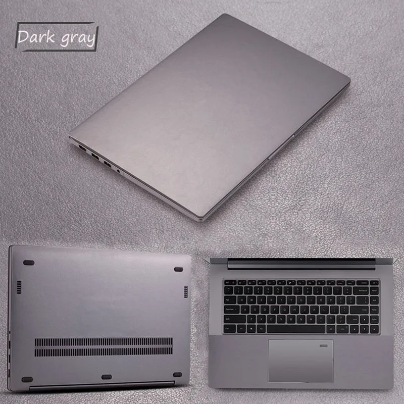 3-dark gray Наклейка для ноутбука s для Xiao mi New mi Air, 13,3 дюймов, против царапин, наклейка для ноутбука Xiao mi Air 13,3 Pro, 15,6 дюймов, кожа - Цвет: 3-dark gray