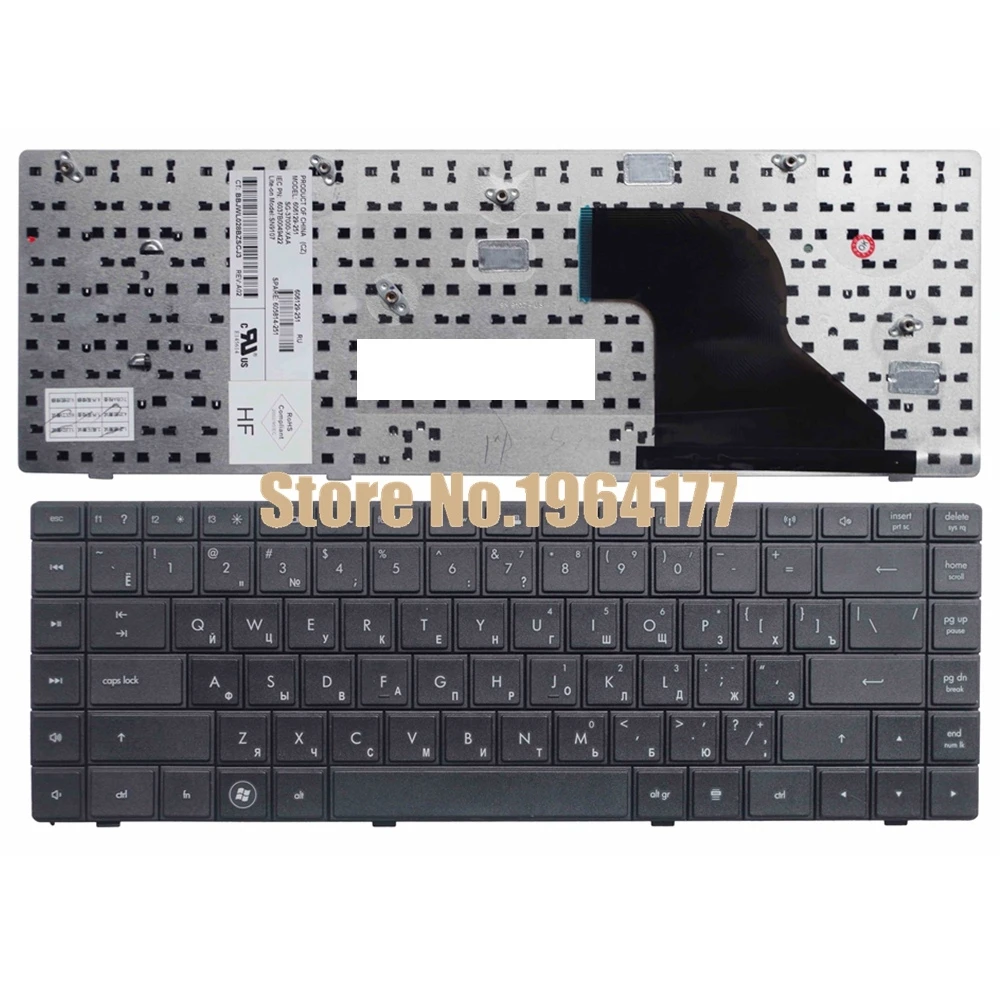Teclado do portátil russo para hp compaq