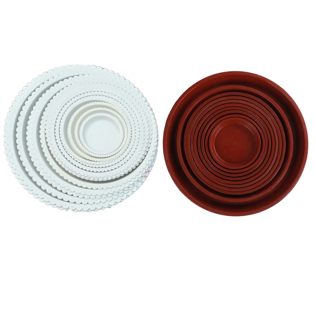 1 шт. поднос для пластиковых прямоугольных/круглых цветочных горшков из Красного