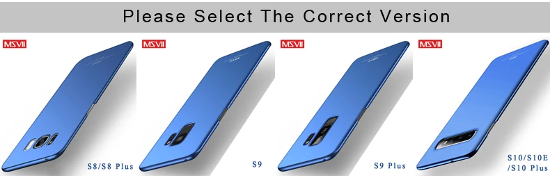 Note 10 чехол Msvii матовый чехол для samsung Galaxy Note 10 Plus S10 S8 S9 Plus чехол S10 E S 9 PC чехол для samsung Note 9 8 чехол s