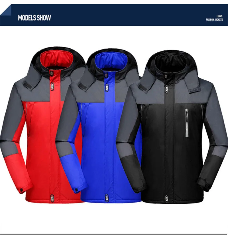 North Winter Jacket Men New Reflective Strips Windproof Face Comfortable Coats Outdoor Sports Plus Size Christmas Parka
