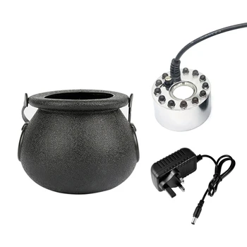 

Halloween Outdoor Lights, with Witch Cauldron and 12 Color Changing LED Light D08D