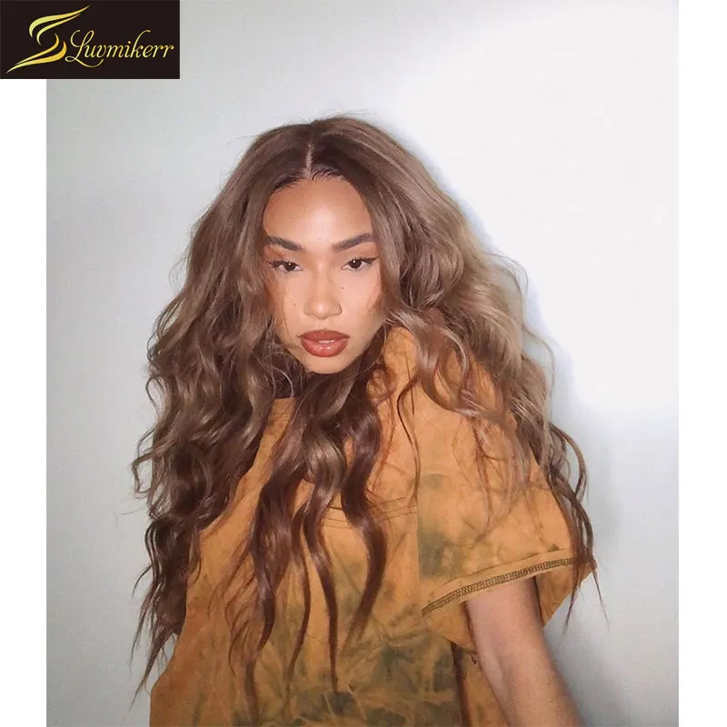 Ombre Indian Honey Blonde 13 6 Colored Transparent Lace Front