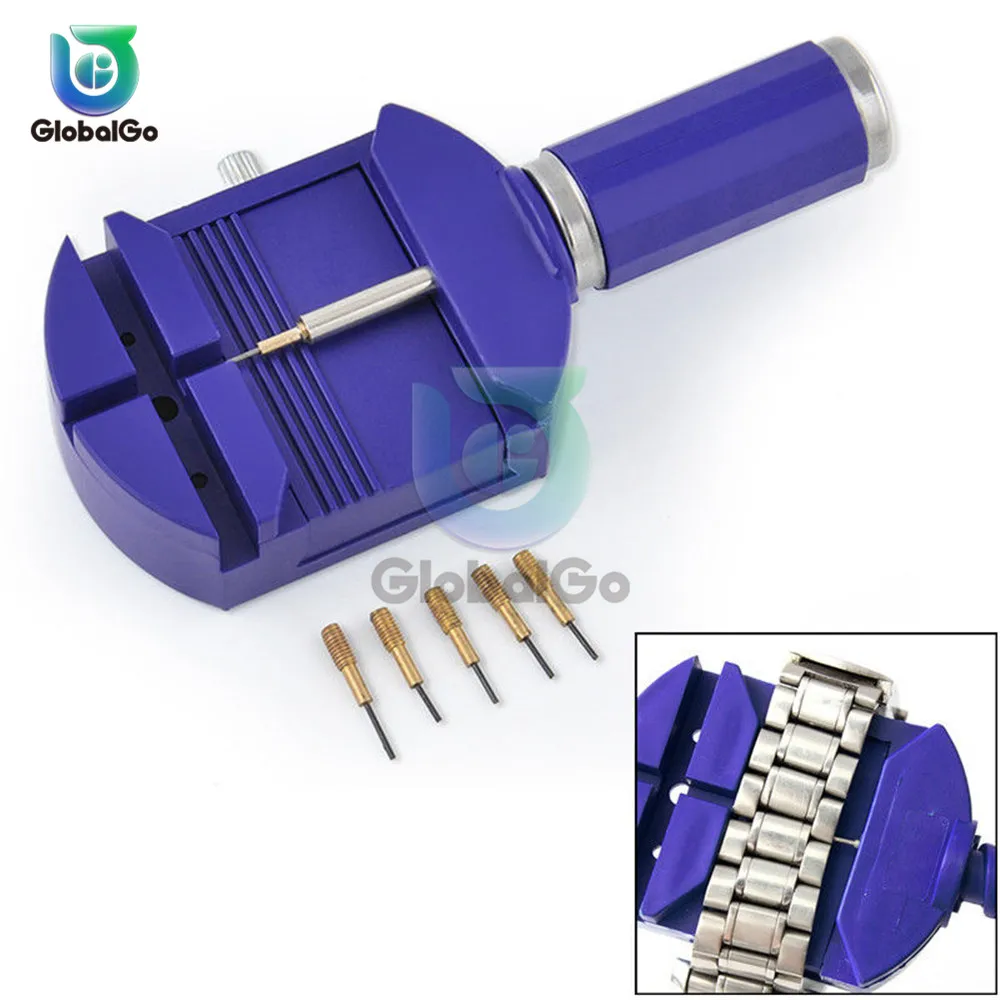 Bracelet Wrist Watch Band Adjuster Repair Tool Set Link Strap Remover