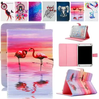 

Universal Tablet Case For 9.7\" 10\" 10.1\" inch Tablet PC Print PU Leather Stand Cover Flip Case For Samsung GALAXY Tab A T550