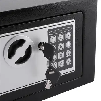 

4.6L Digital Keypad Safe Box Small Household Mini Steel Safes Money Bank Safety Security Box Keep Cash Jewelry Document