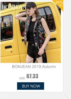 Bonjean/куртка с рисунком кота с кисточкой Женская Осенняя одежда украшение отверстий джинсовая куртка с аппликацией синие джинсы пальто BJ1799