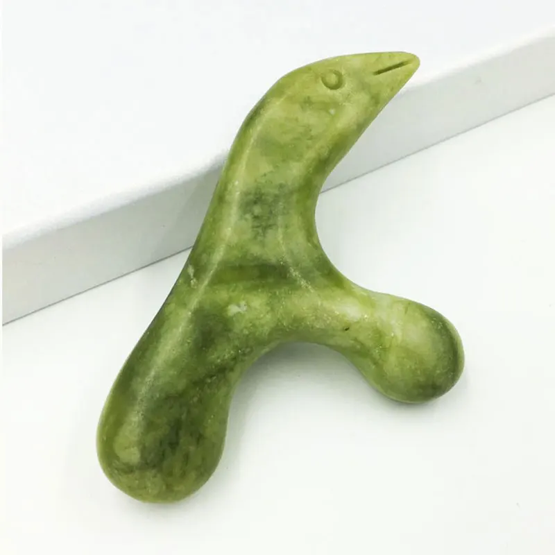 Natural Jade Stone Gua Sha Gouache Scraper For Body Neck Home Sse Face Lift Back Pressotherapy Cellulite Massager Tools Devices