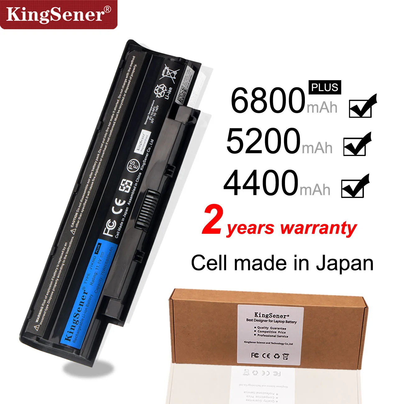 Аккумулятор KingSener J1KND для ноутбука DELL Inspiron N4010 N3010 N3110 N4050 N4110 N5010 N5010D N5110 N7010 N7110 M501 M501R