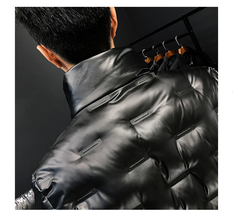 Зимние парки Manteau Homme Hiver Erkek mon Модные мужские однотонные толстые куртки и пальто со стоячим воротником зимняя мужская куртка