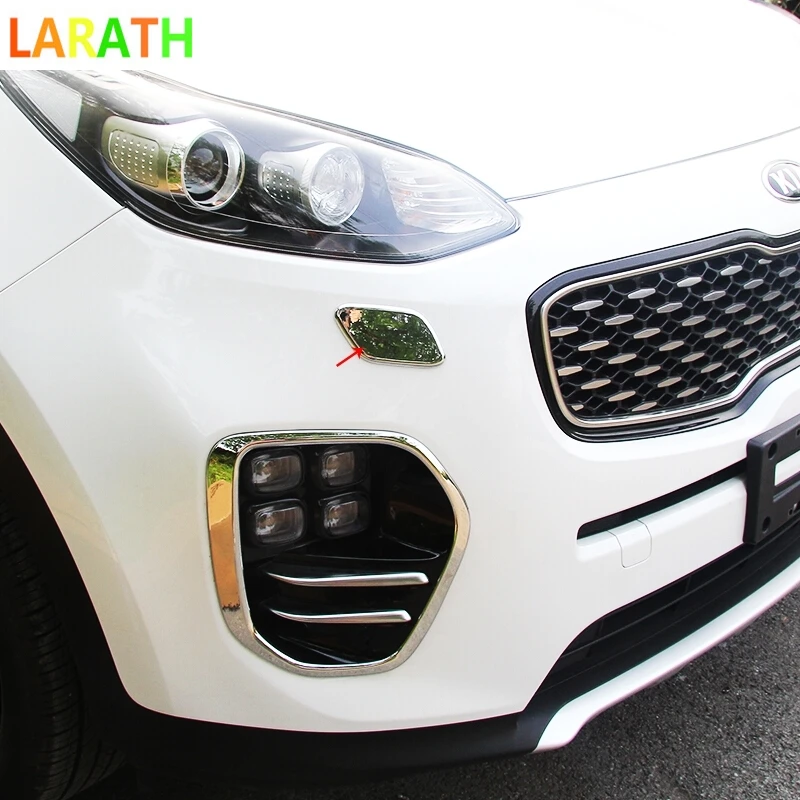 Новинка подходит для KIA Sportage 2016 2017 аксессуары хромированные передние фары крышка