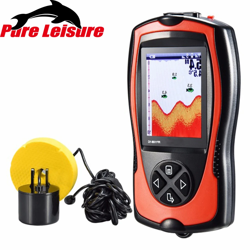 FF1100-1C Pescar Finder Fly рыболовный трос для ловли рыбы проводной гидролокатор сенсор