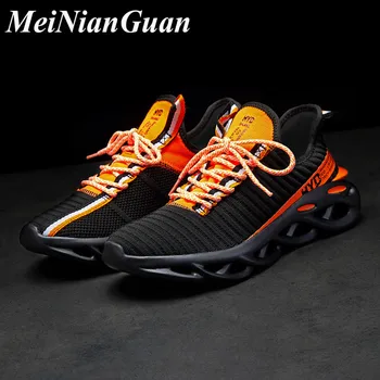 

2020 Trend Sneakers for Men Lightweight Jogging Shoes Male white Sneakers Sports Man Breathable Big Size Flats Men's Sneakers A6