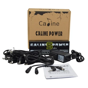 

Caline Cp-05 Guitar Effect Pedal Power 10 Isolated Output 18V with Voltage Short Circuit / Overcurrent Protection,Us Plug