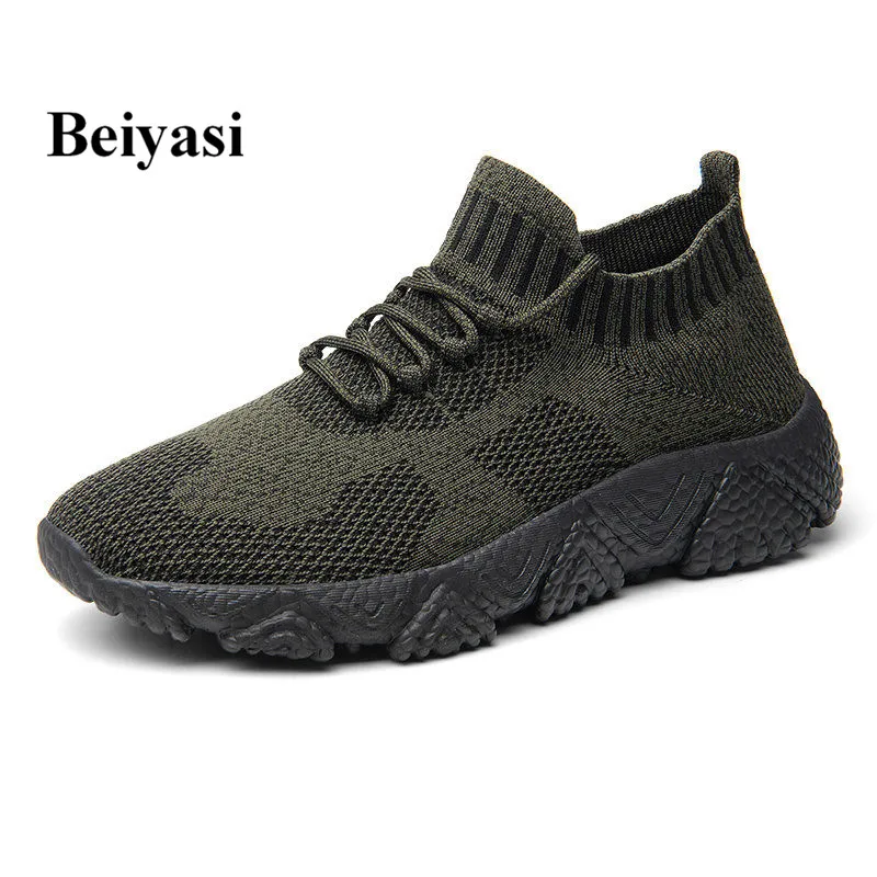 

Men Shoes Sock Big Size Slip on Loafers Shoes Non-slip Comfort Men's Casual Sneakers Breathable Footwear Shoes Zapatillas Hombre