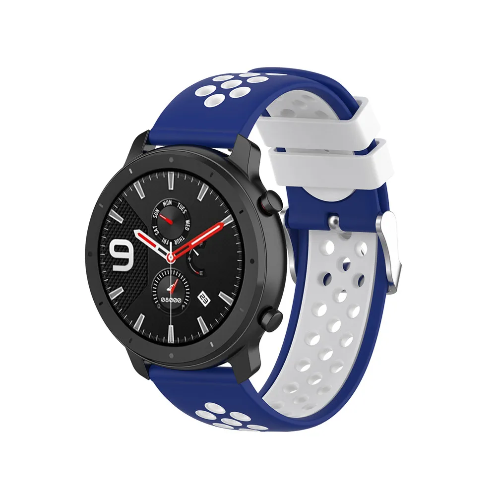 20 мм силиконовый браслет для Garmin Vivoactive 3/HR для Ticwatch 2/E/C2 для samsung gear R600/Galaxy Watch R815 Смарт-часы