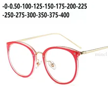 Wo Мужские красные прозрачные круглые очки для близорукости, оптические мужские очки для студентов, очки для близорукости, оправы для очков FML