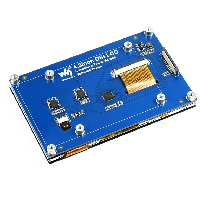 Waveshare 4 3 дюймов емкостный сенсорный экран Пресс Sn 800x480 IPS широкий угол обзора для
