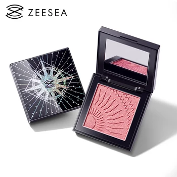 Новая пигментированная Румяна ZEESEA, 4 цвета, Румяна для лица, натуральный румяна, минеральные палитры