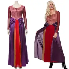 Костюм для косплея, костюм ведьмы платье на Хэллоуин для взрослых, карнавальный костюм для женщин, нарядное платье