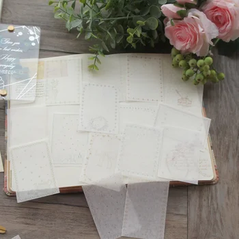 

28pcs White Fairy Tale Can Write Paper Sticker Scrapbooking DIY Gift Packing Label Decoration Tag