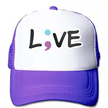 Унисекс, Кепка водителя грузовика с полукруглой полосой, для предотвращения самоубийц, Мужская Регулируемая сетчатая Кепка, забавная задняя Кепка