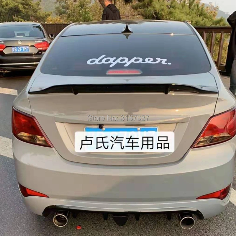 Задний спойлер для багажника Hyundai Verna Accent 2010-2016 на крыло задний крышу чехол |