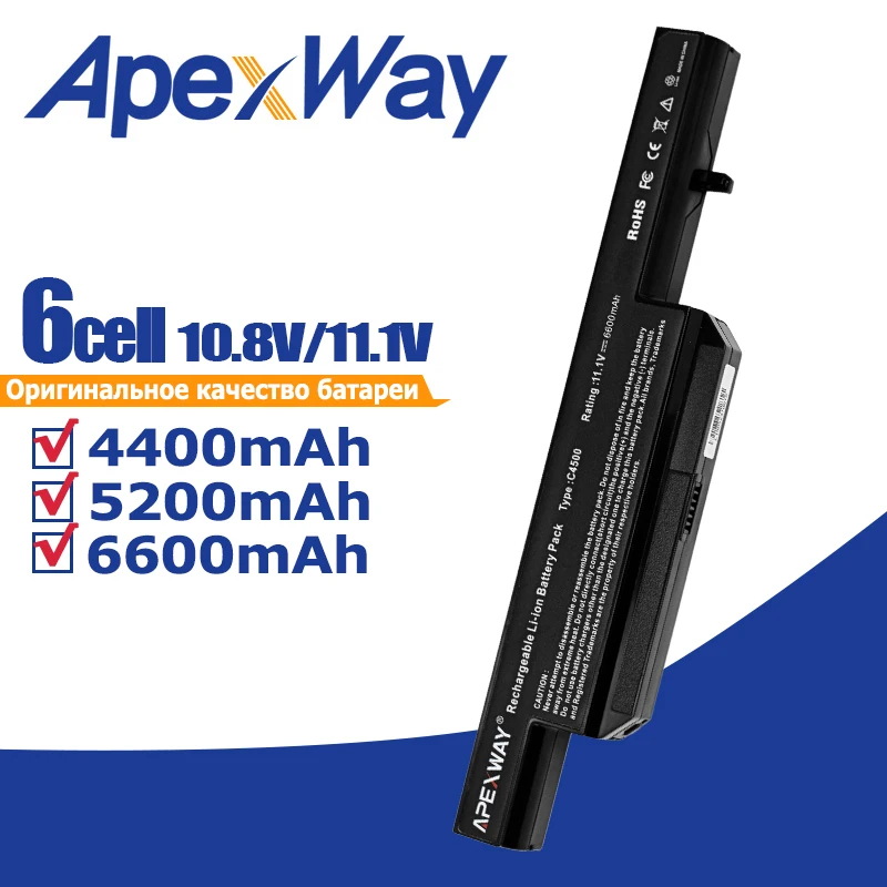 Аккумулятор для ноутбука Clevo|laptop battery|c4500bat 6battery for laptop |
