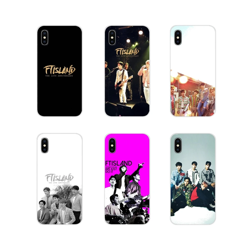 TPU Transparent Case For Samsung Galaxy S3 S4 S5 Mini S6 S7 Edge S8 S9 S10 Lite Plus Note 4 5 8 9 FTISLAND kpop Korean group boy | Мобильные